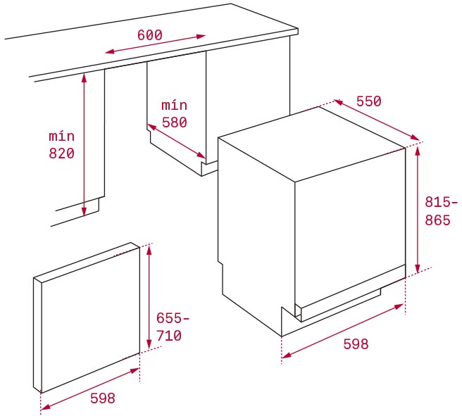 Máy rửa bát Teka DW8 55 FI